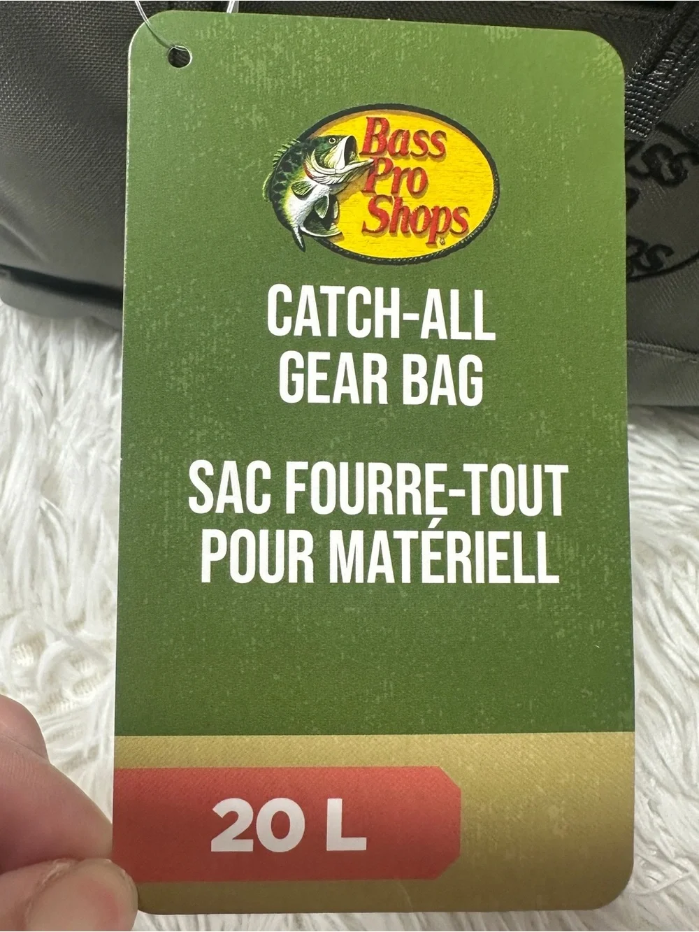 Bass Pro Shops Catch-All Gear Bag 20L Camo Gray Fishing Tackle Duffel, Set Of 2